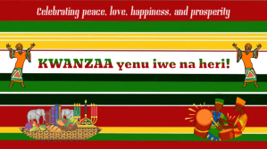 Kwanzaa greetings Wpis na Twittera template