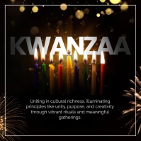 Kwanzaa Instagram Post template