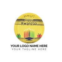 kwanzaa logo Ilogo template