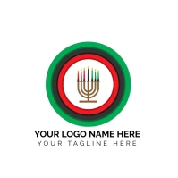 kwanzaa logo Ilogo template