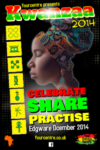 Modern Kwanzaa Principles List Poster Template Postermywall