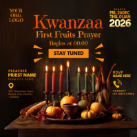 Kwanzaa Prayers 2025 Template Publicación de Instagram