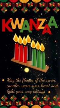 Kwanzaa Template Instagram Story