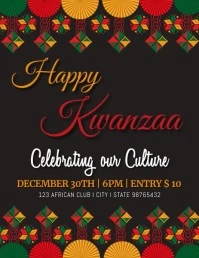 Kwanzaa Template Flyer (US Letter)
