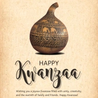 Kwanzaa Template Wpis na Instagrama