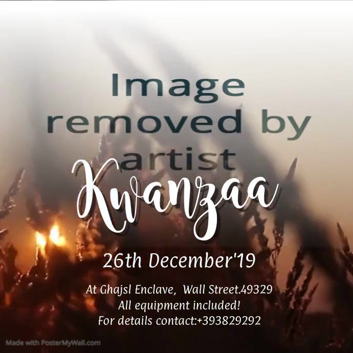 Kwanzaa Video Ad Template Postermywall