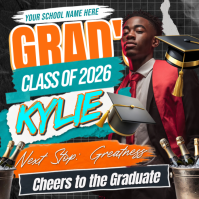 Kyle Class Of 2026 Graduate Post Instagram template