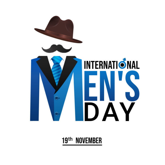 L men's-day-celebration-event-holiday-design-template- instagram post ...