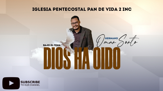 LA APOSTASIA - CULTO GENERAL YouTube Thumbnail template