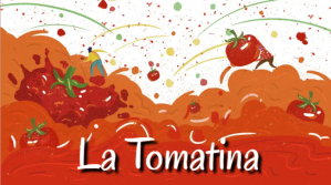 La Tomatina YouTube-miniature template
