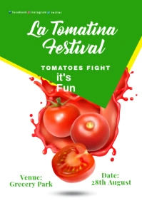 La Tomatina 7 A2 template