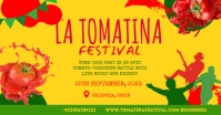 La Tomatina Event Gedeelde afbeelding op Facebook template
