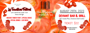 Blanco la tomatina festival ad facebook cover Facebook-coverfoto Template