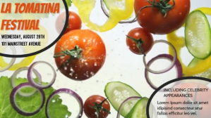 LA TOMATINA FESTIVAL Digitalt display (16:9) template