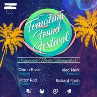 La Tomatina Festival Square Video template