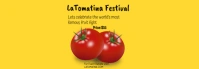 la Tomatina festival tumblr banner template