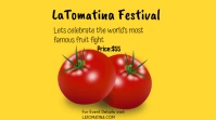 la tomatina festival tweet post template