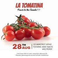 LA TOMATINA FESTIVAL VIDEO TEMPLATE Square (1:1)