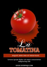 la tomatina FIESTA A4 template