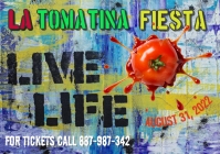 La Tomatina Fiesta Flyer 4 A4 template