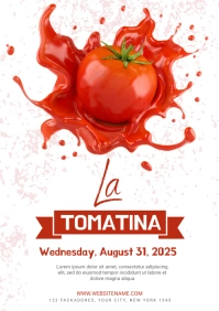 La Tomatina Flyer A4 template