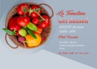 LA TOMATINA FLYER TEMPLATE Postcard