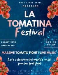 la tomatina flyers template