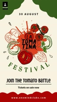 la tomatina posters Instagram Story template