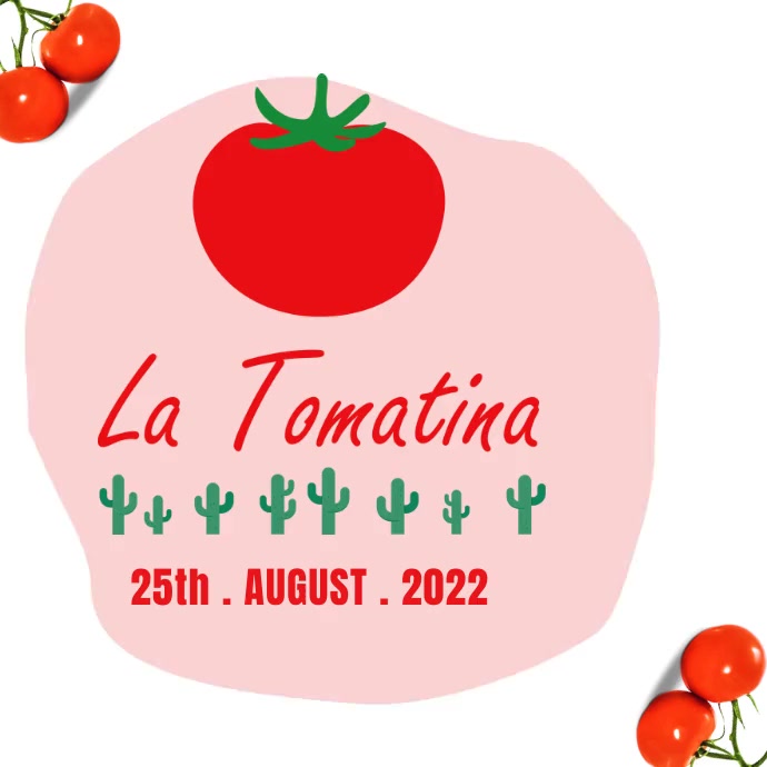 Copy of la tomatina posters | PosterMyWall
