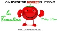 La Tomatina Template Immagine condivisa di Facebook