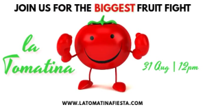 La Tomatina Template delt Facebook-billede