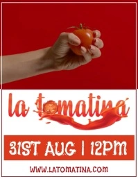 La Tomatina Template Flyer (US Letter)