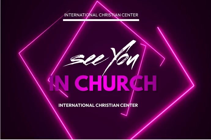 Copy of label church neon video flyer | PosterMyWall