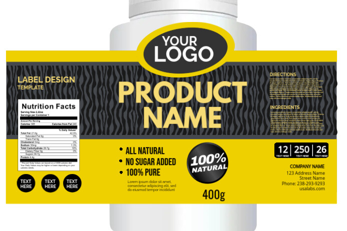 Label Design Template | PosterMyWall