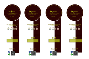 白色 Label Label Template