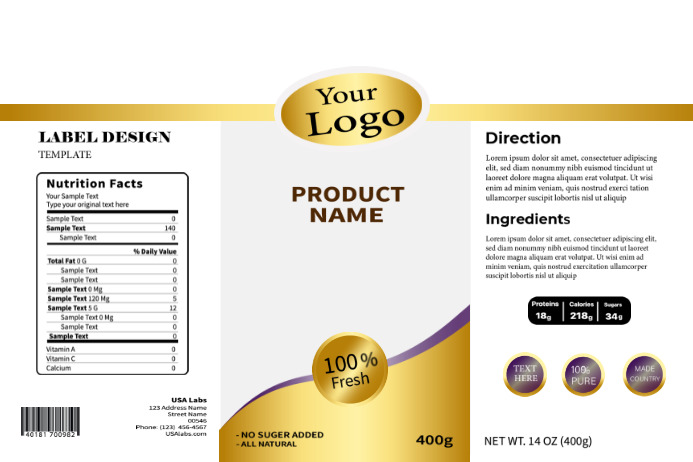 Label for product Template | PosterMyWall