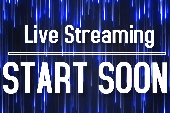 label Live Streaming start soon flyer เทมเพลต | PosterMyWall