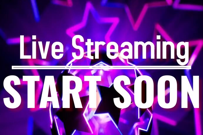 label Live Streaming start soon flyer Template | PosterMyWall