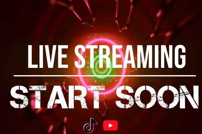 label Live Streaming start soon flyer Template | PosterMyWall