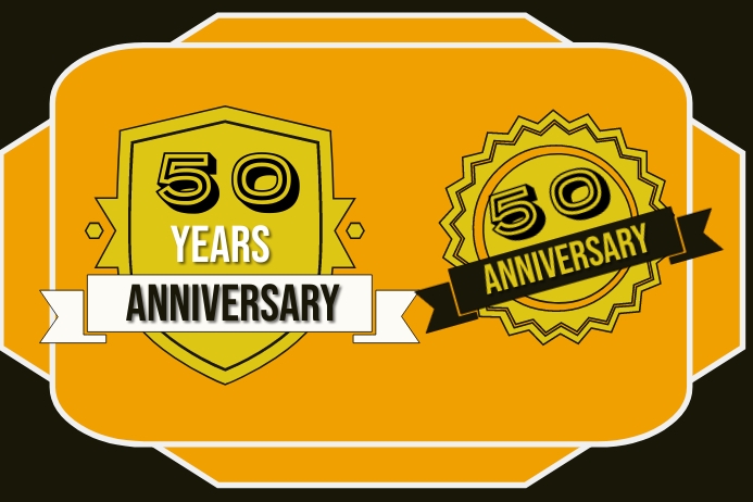 label logo anniversary Etykieta template