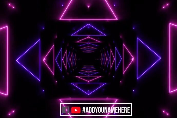 Label motion graphics neon video 2024 flyer Template | PosterMyWall