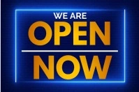 label open neon video flyer 标签 template