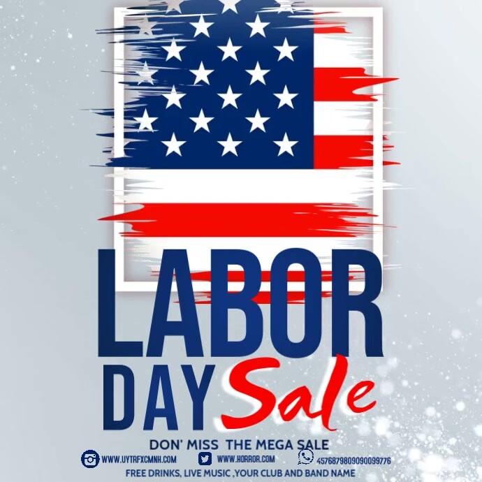 Labor day,Veteran's day,memorial day Template PosterMyWall