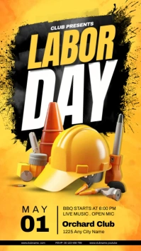 labor day, usa labor day Instagram Story template