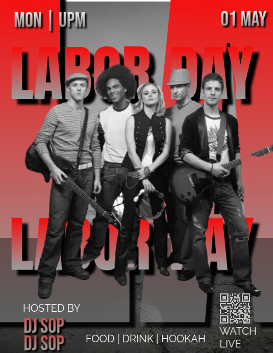 labor day 2025 Flyer (US Letter) template