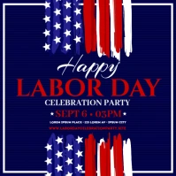 LABOR DAY BANNER Instagram na Post template