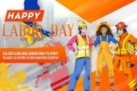 Labor Day Banner Poster template