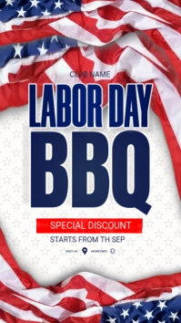 Labor day BBQ Instagram Story template