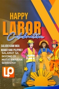 Labor Day Celebration Poster template
