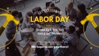 Labor Day Celebration Event Facebook Cover Video Film w tle na Facebooka (16:9) template